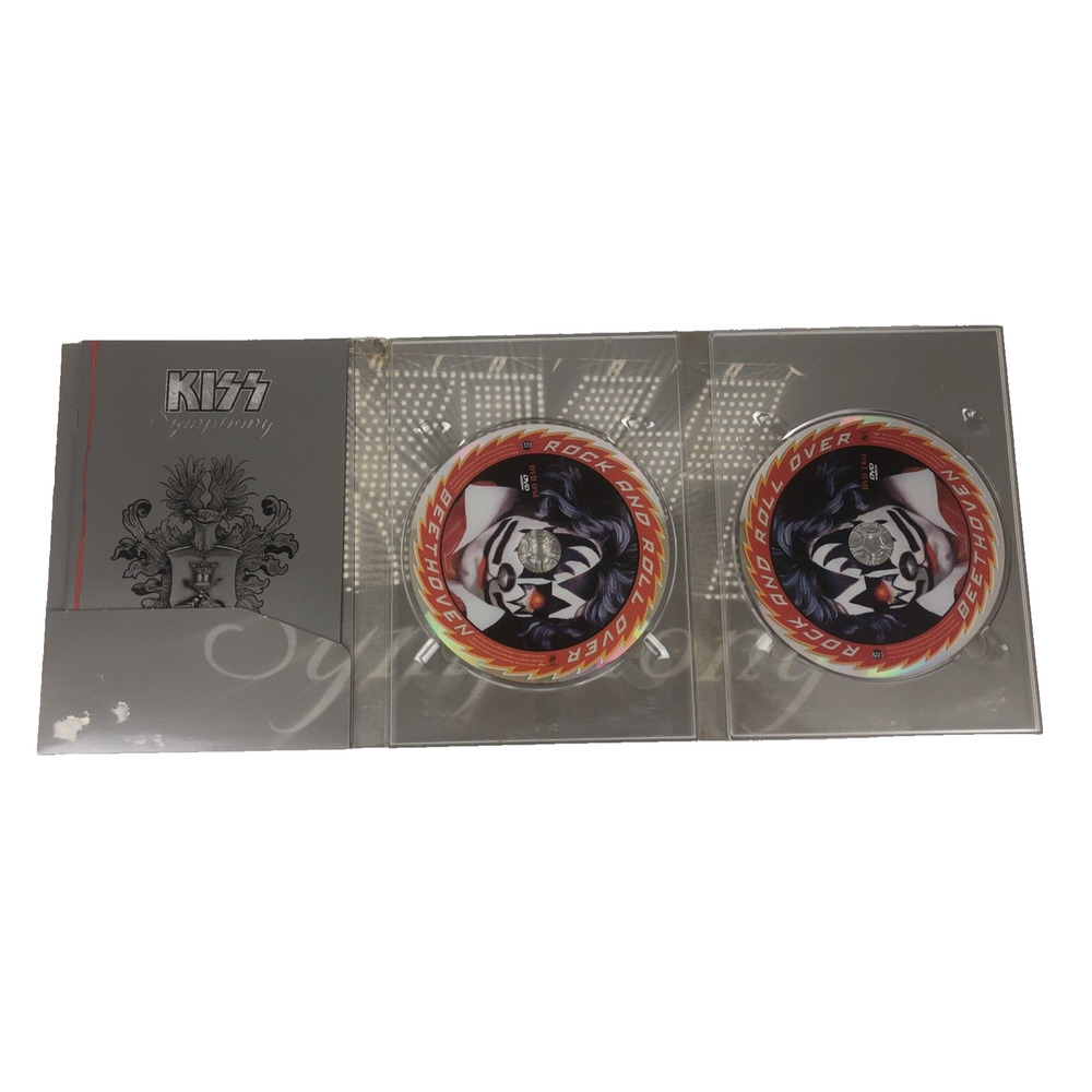 KISS Rock And Roll‎ Symphony Orchestra Concert DVD Set 2 Disc Slipcase Booklet - Picture 2 of 10